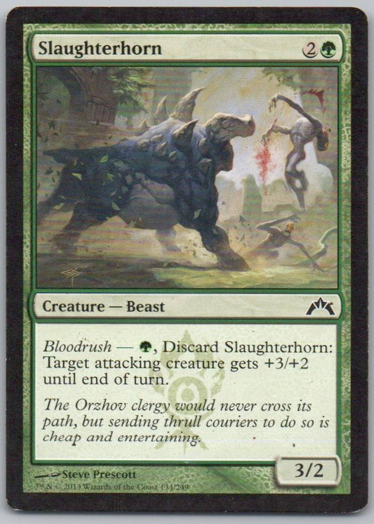 Slaughterhorn 134 Normal Creature Card - Gatecrash