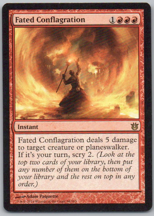 Fated Conflagration 94 Normal Instant Card - Born of the Gods