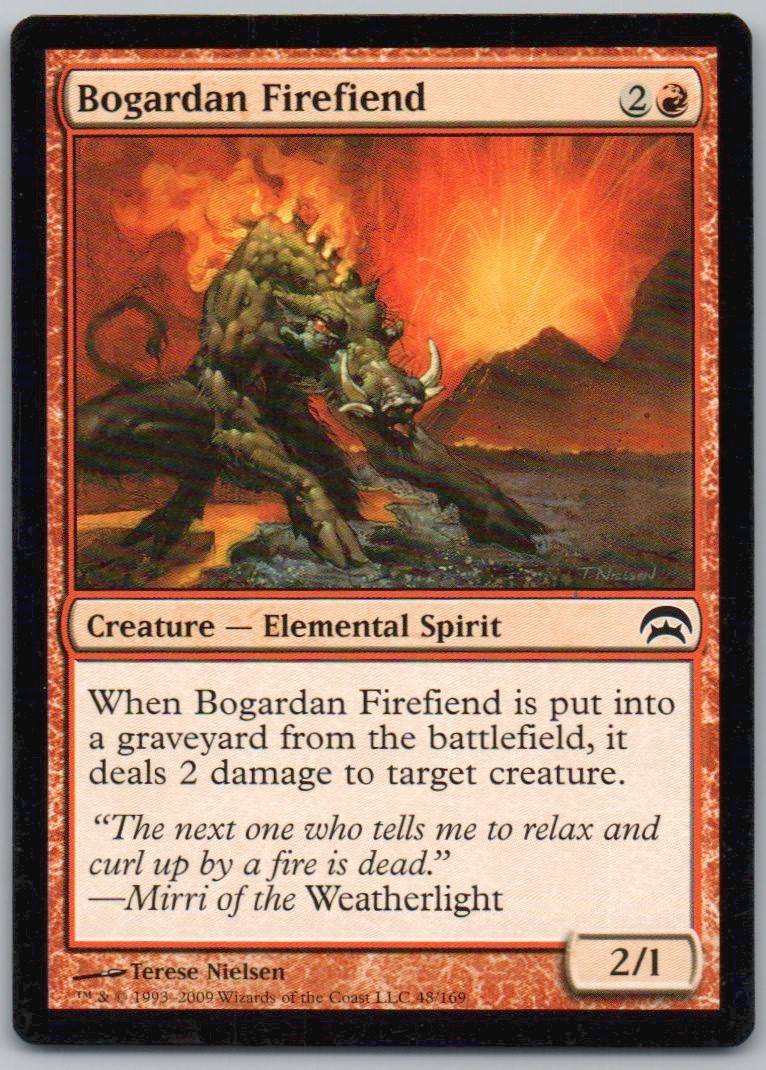 Bogardan Firefiend 48 Normal Creature Card - Planechase