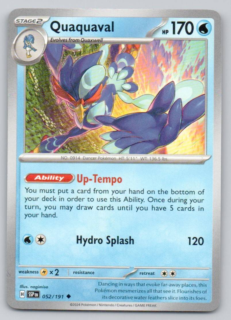 Quaquaval 052 NOR Card - Surging Sparks