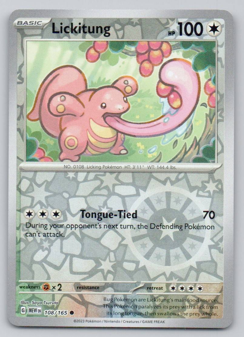 Lickitung 108 REV Card - 151