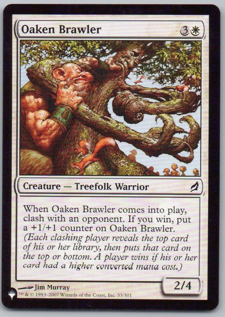 Oaken Brawler 33 Normal Creature Card - Lorwyn