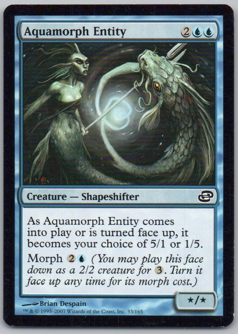 Aquamorph Entity 33 Normal Creature Card - Planar Chaos