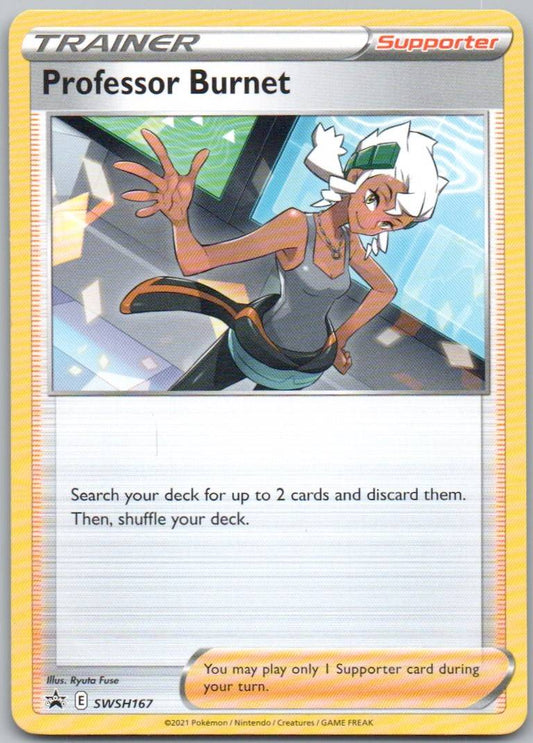 Professor Burnet SWS Normal Trainer Card - Sword & Shield Promo