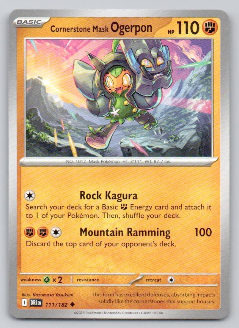 Cornerstone Mask Ogerpon 111 NOR Card - Destined Rivals