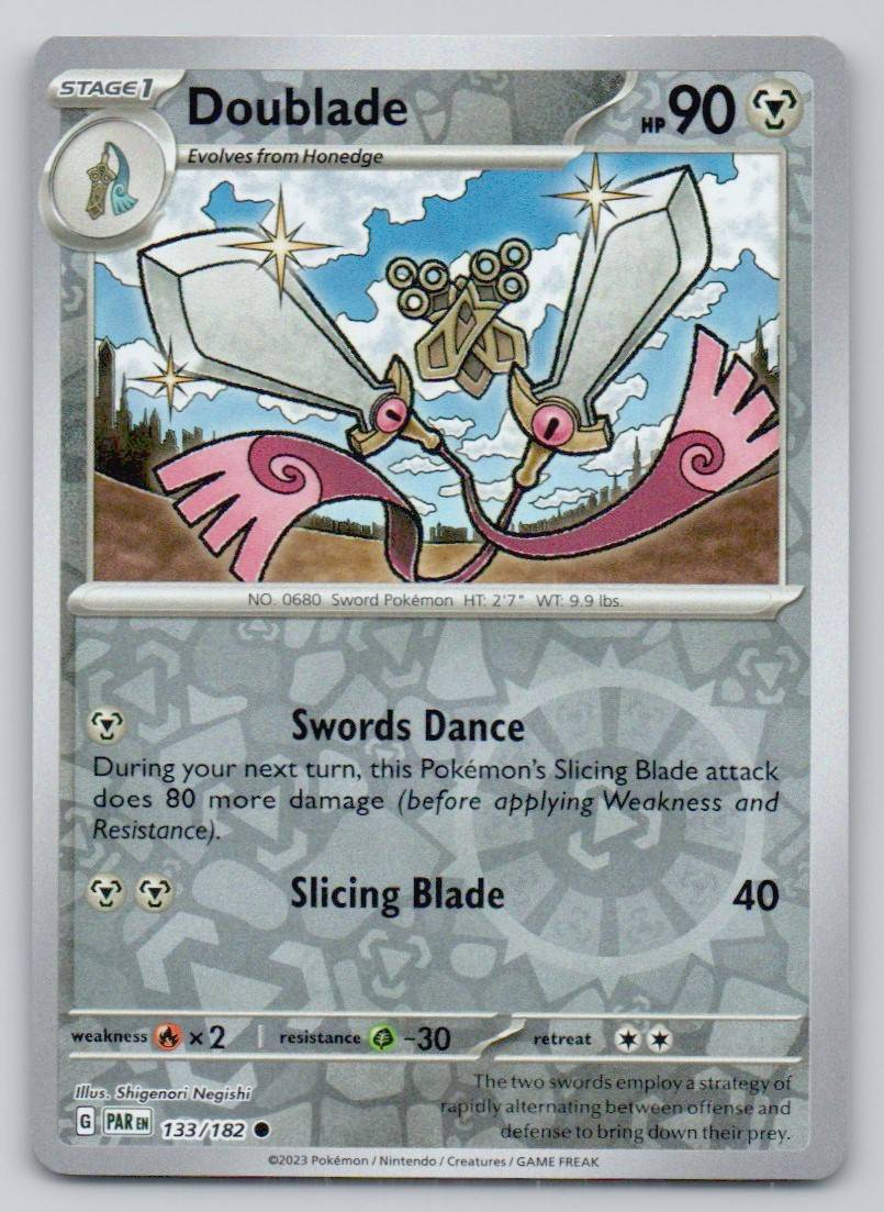 Doublade 133 REV Card - Paradox Rift