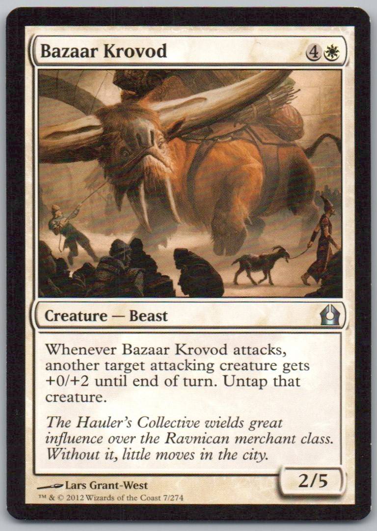 Bazaar Krovod 7 Normal Creature Card - Return to Ravnica