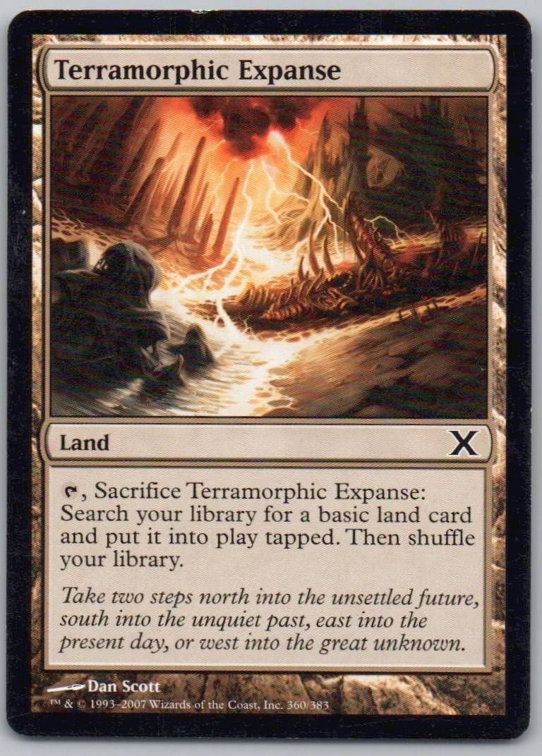 Terramorphic Expanse 360 Normal Land Card - 10th Edition