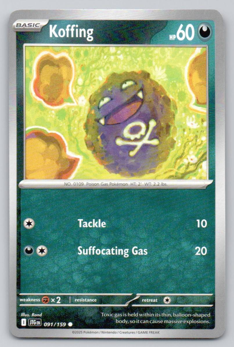 Koffing 091 NOR Card - Journey Together