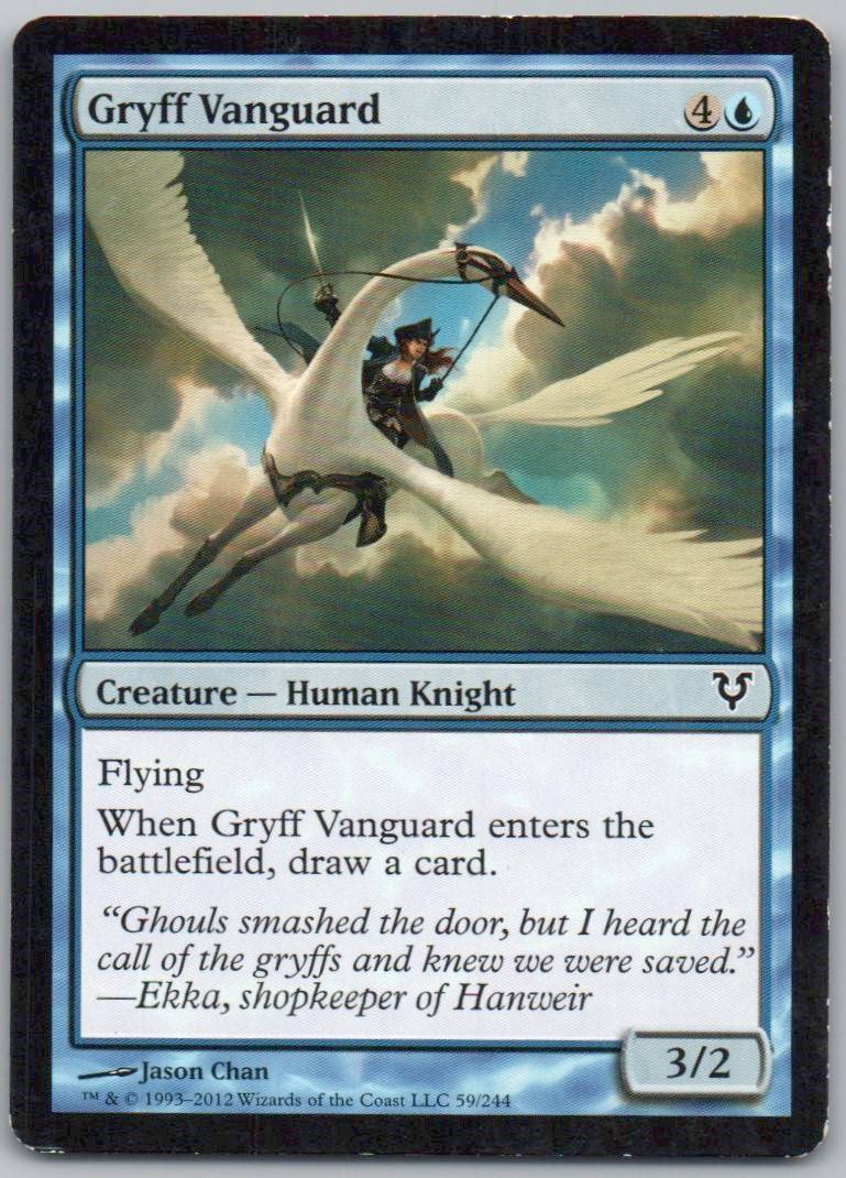 Gryff Vanguard 59 Normal Creature Card - Avacyn Restored