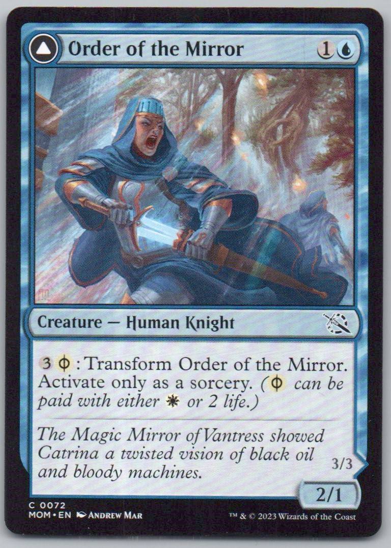 Order of the Mirror 72 0 Creature Card - March of the Machine