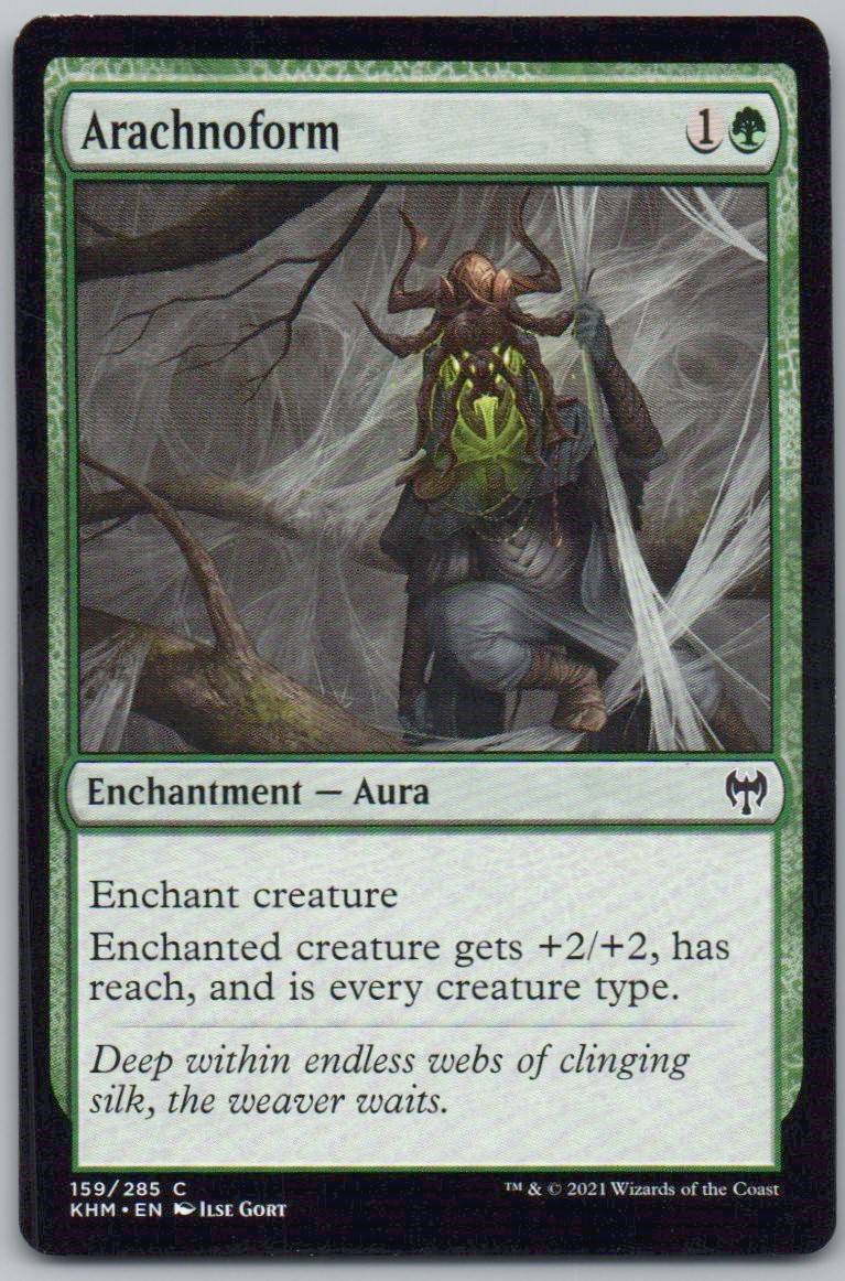 Arachnoform 159 Normal Enchantment Card - Kaldheim