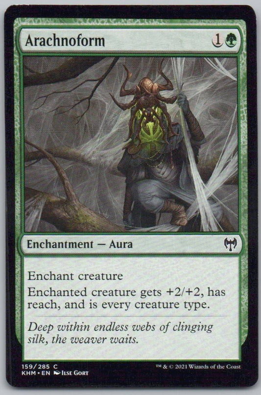 Arachnoform 159 Normal Enchantment Card - Kaldheim