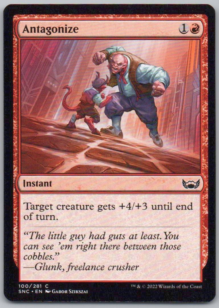 Antagonize 100 Normal Instant Card - Streets of New Capenna