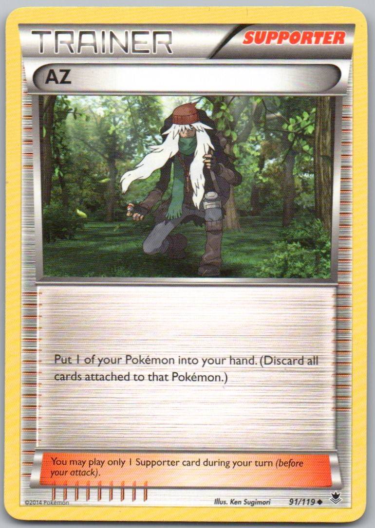 AZ 091 Normal Trainer Card - Phantom Forces