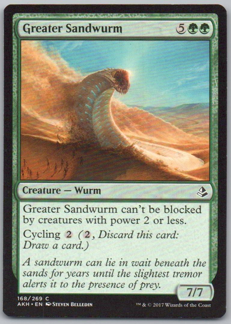 Greater Sandwurm 168 Normal Creature Card - Amonkhet