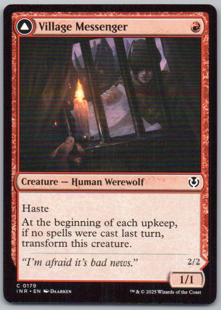 Village Messenger 179 0 Creature Card - Innistrad Remastered