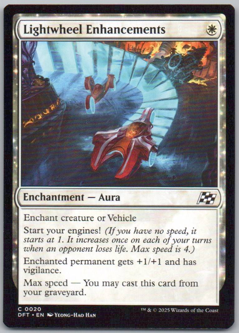 Lightwheel Enhancements 20 Normal Enchantment Card - Aetherdrift