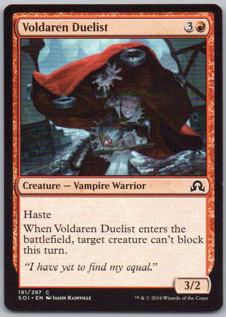 Voldaren Duelist 191 Normal Creature Card - Shadows over Innistrad