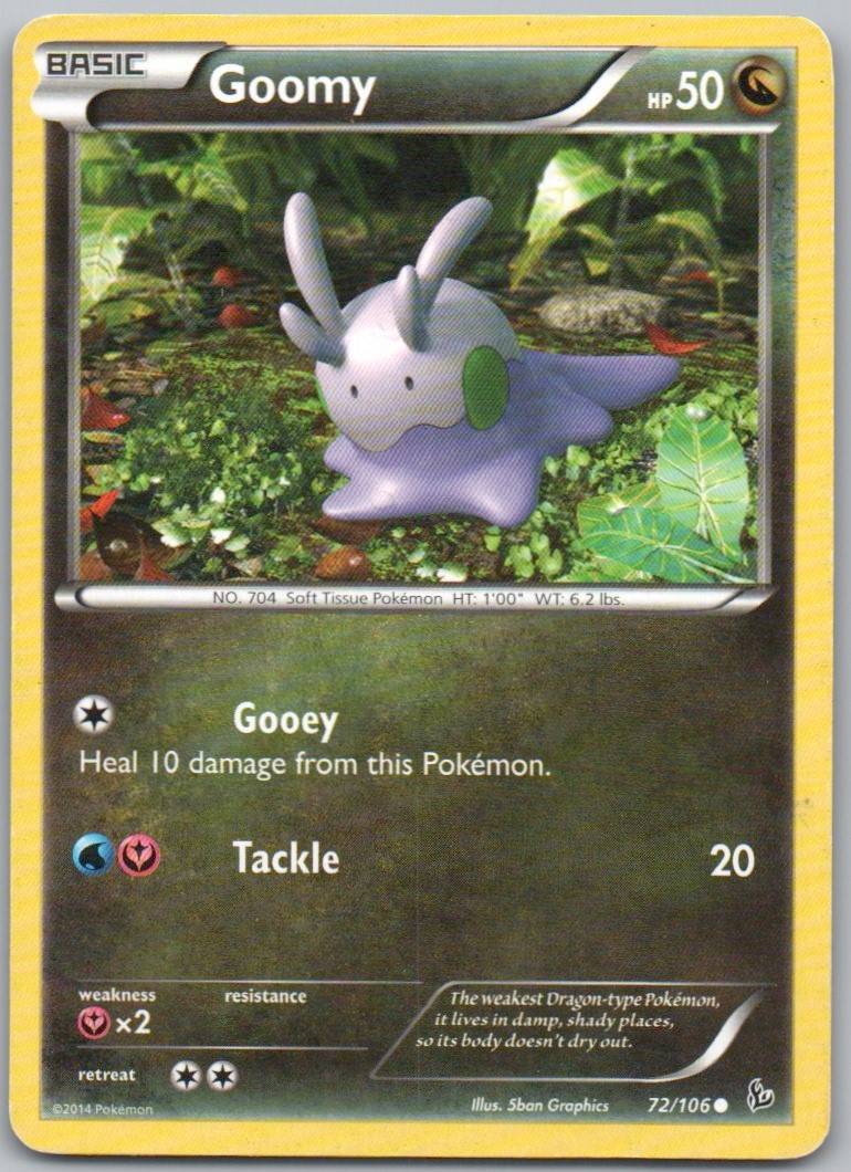 Goomy 072 Normal Dragon Card - Flashfire