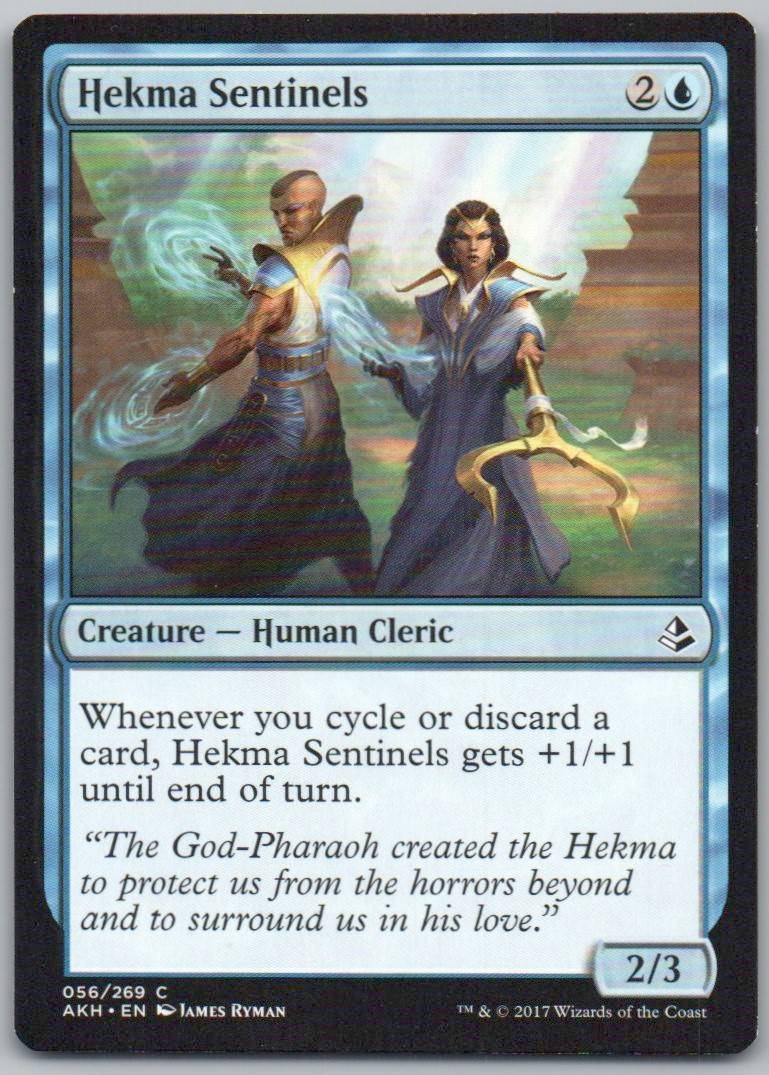 Hekma Sentinels 56 Normal Creature Card - Amonkhet