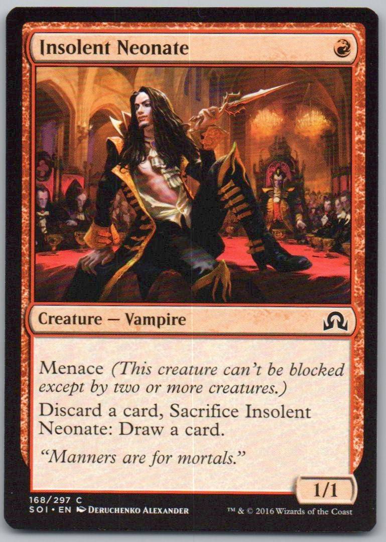 Insolent Neonate 168 Normal Creature Card - Shadows over Innistrad