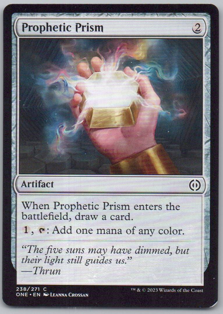 Prophetic Prism 238 Normal Artifact Card - Phyrexia: All Will Be One