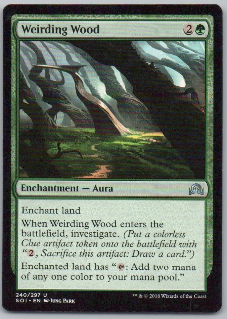 Weirding Wood 240 Normal Enchantment Card - Shadows over Innistrad