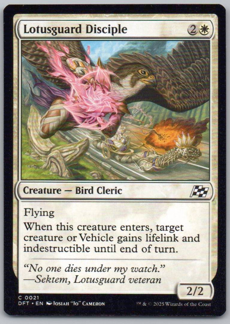 Lotusguard Disciple 21 Normal Creature Card - Aetherdrift
