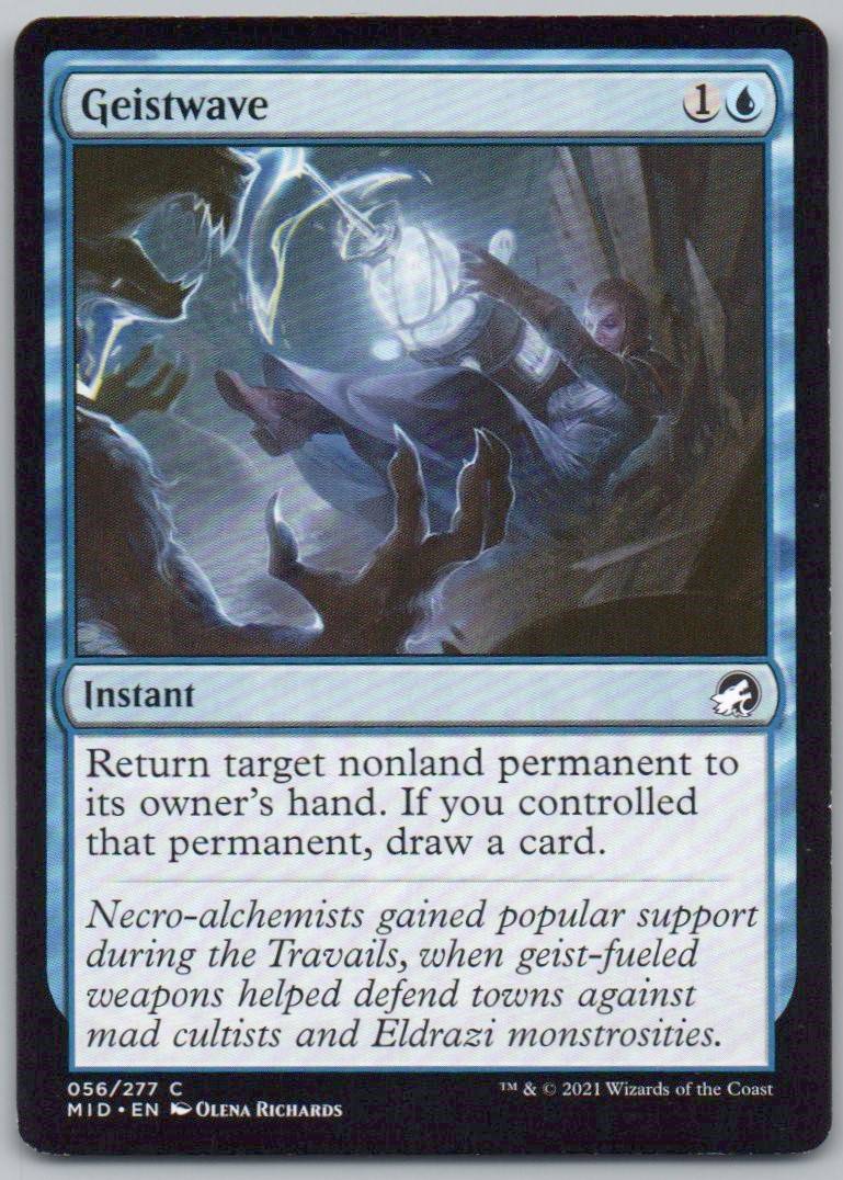 Geistwave 56 Normal Instant Card - Innistrad: Midnight Hunt