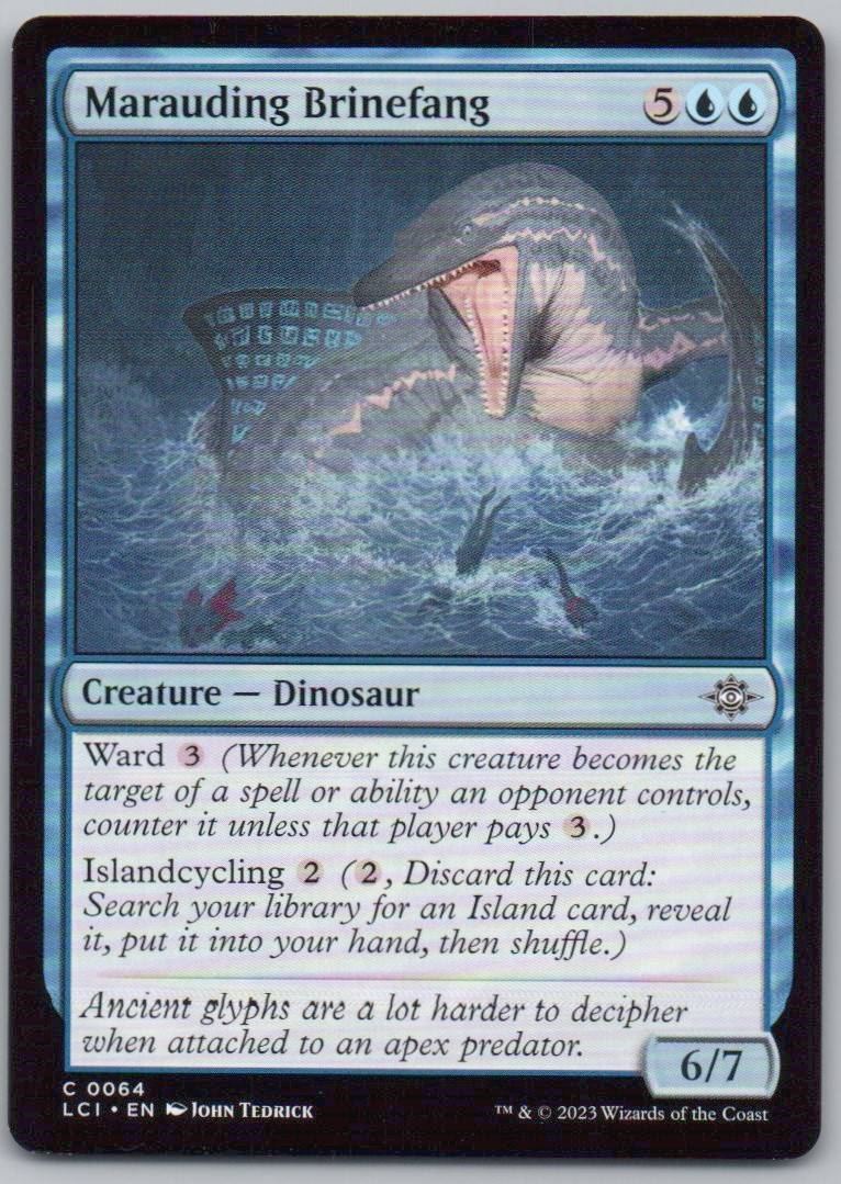Marauding Brinefang 64 0 Creature Card - The Lost Caverns of Ixalan