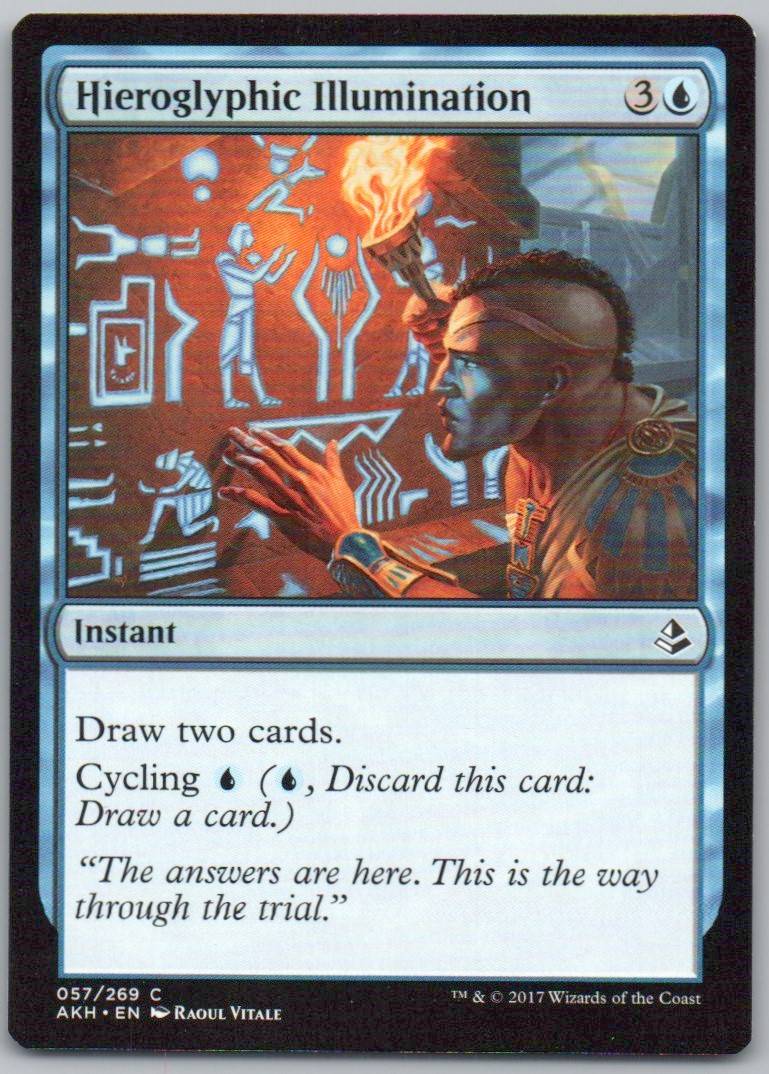 Hieroglyphic Illumination 57 Normal Instant Card - Amonkhet