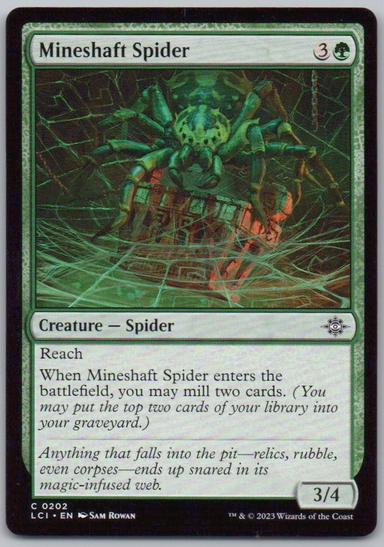 Mineshaft Spider 202 0 Creature Card - The Lost Caverns of Ixalan