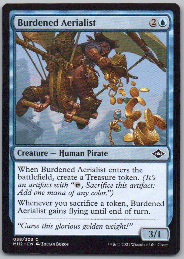 Burdened Aerialist 38 0 Creature Card - Modern Horizons 2