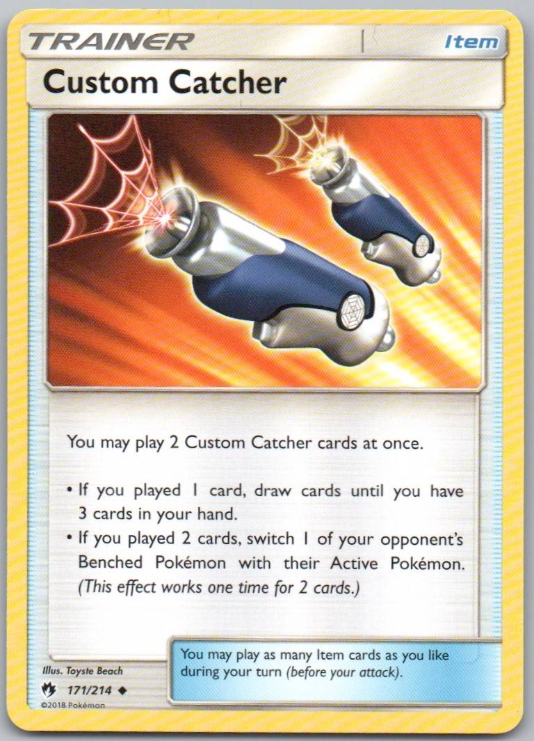 Custom Catcher 171 Normal Trainer Card - Lost Thunder