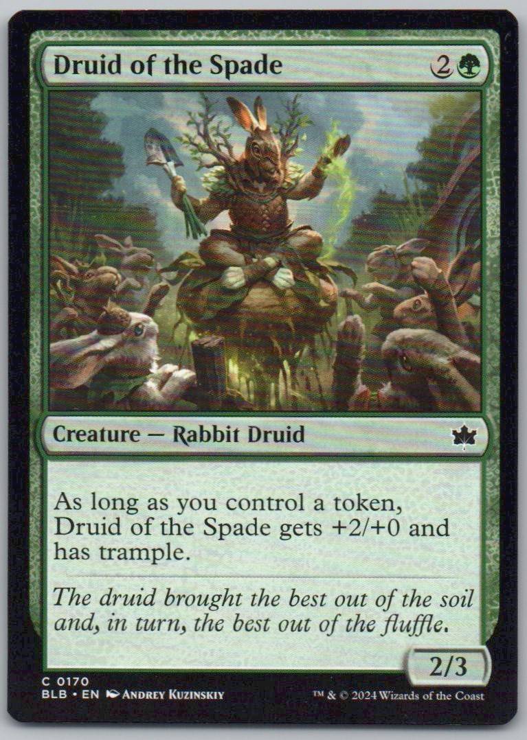Druid of the Spade 170 Normal Creature Card - Bloomburrow