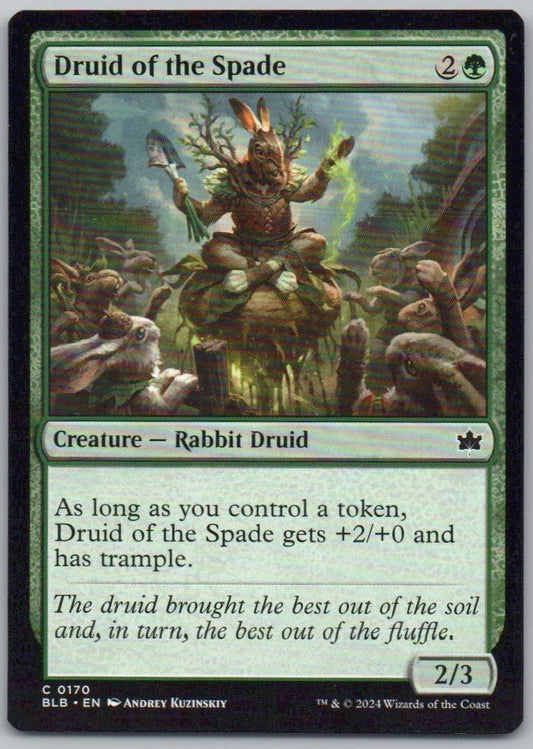 Druid of the Spade 170 Normal Creature Card - Bloomburrow