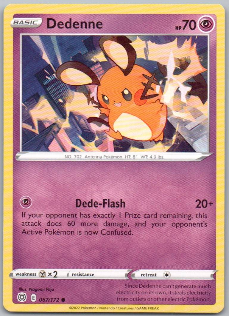 Dedenne 067 Normal Psychic Card - Brilliant Stars