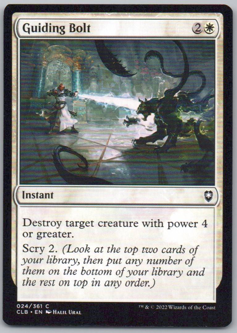 Guiding Bolt 24 Normal Instant Card - Commander Legends: Battle for Baldur's Gate