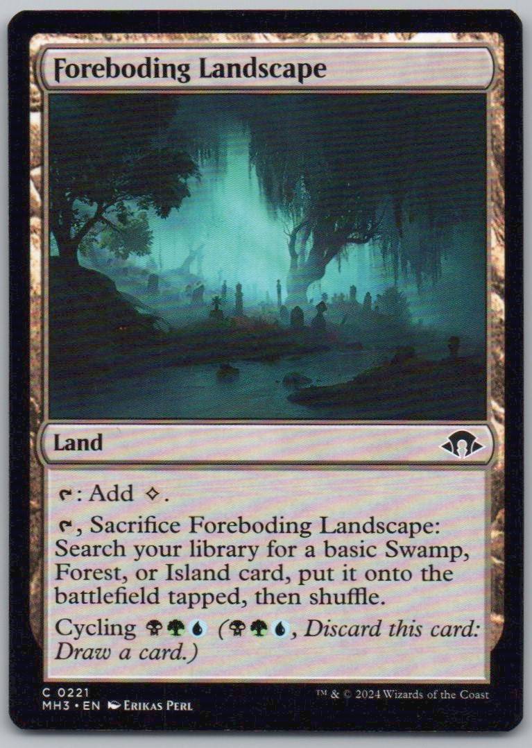 Foreboding Landscape 221 0 0 Card - Modern Horizons 3