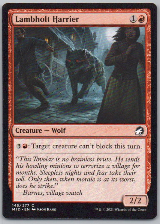 Lambholt Harrier 145 Normal Creature Card - Innistrad: Midnight Hunt