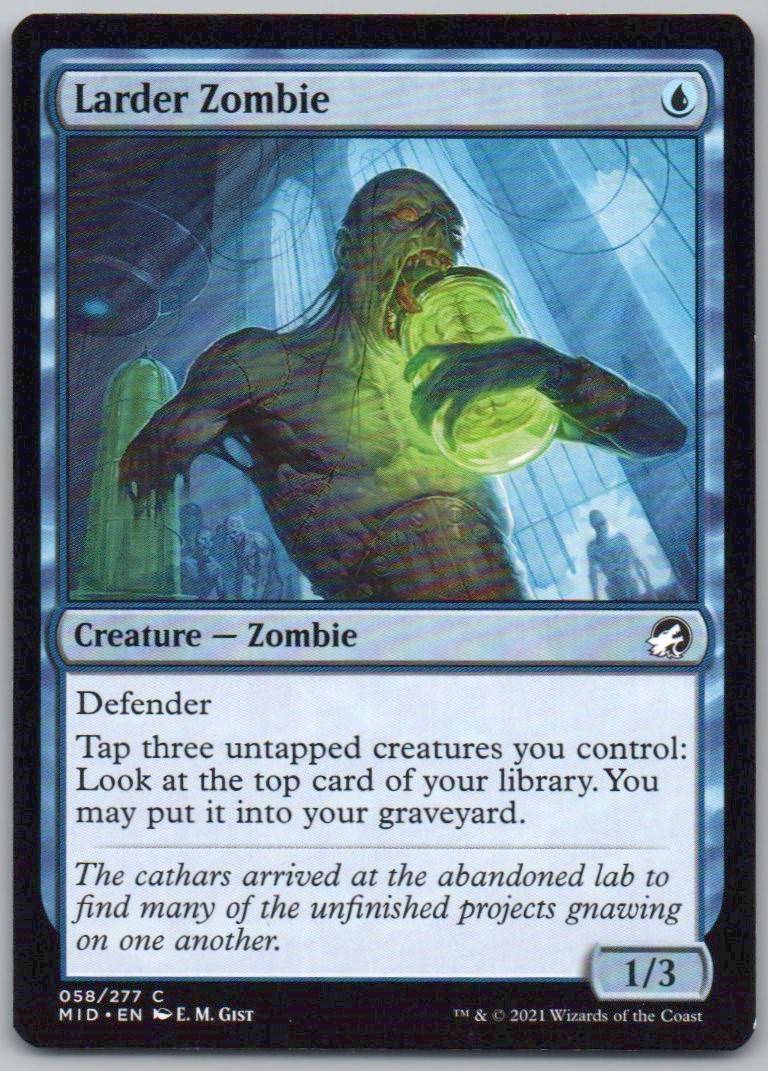 Larder Zombie 58 Normal Creature Card - Innistrad: Midnight Hunt