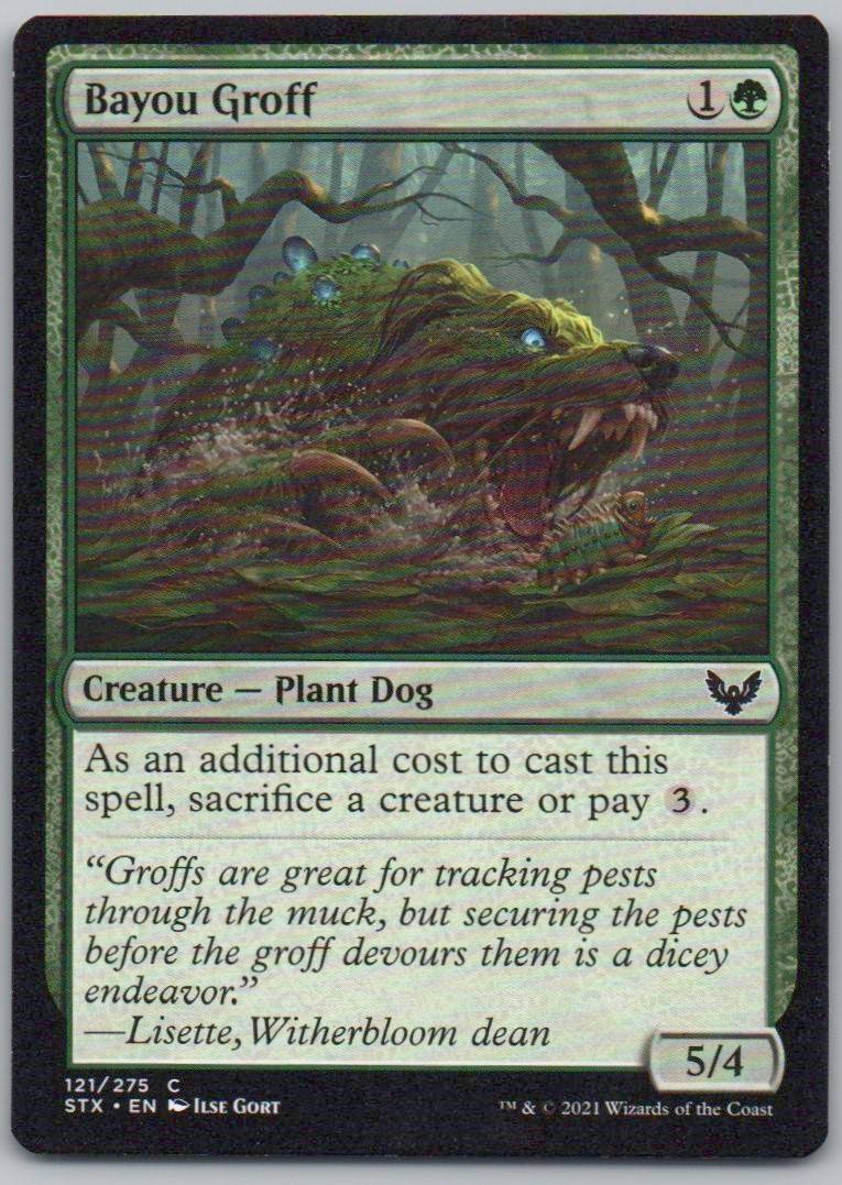Bayou Groff 121 Normal Creature Card - Strixhaven: School of Mages