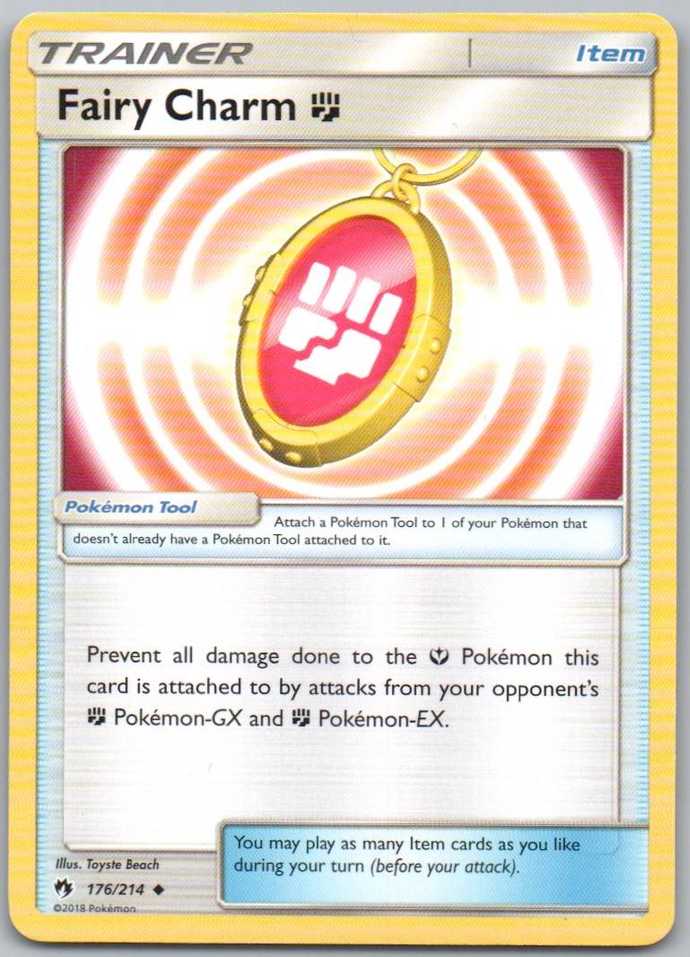 Fairy Charm Fighting 176 Normal Trainer Card - Lost Thunder