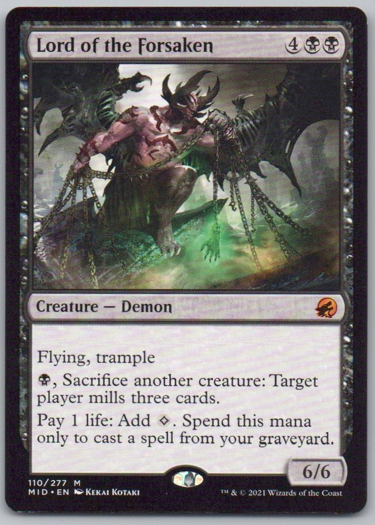 Lord of the Forsaken 110 Normal Creature Card - Innistrad: Midnight Hunt