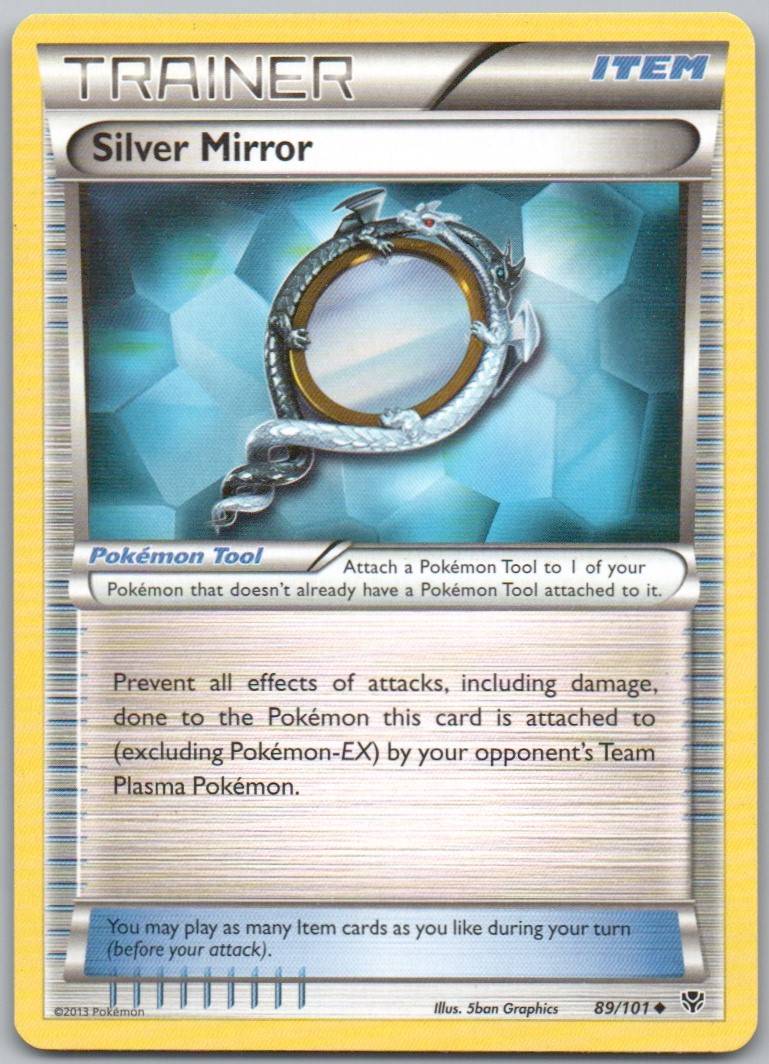 Silver Mirror 089 Normal Trainer Card - Plasma Blast