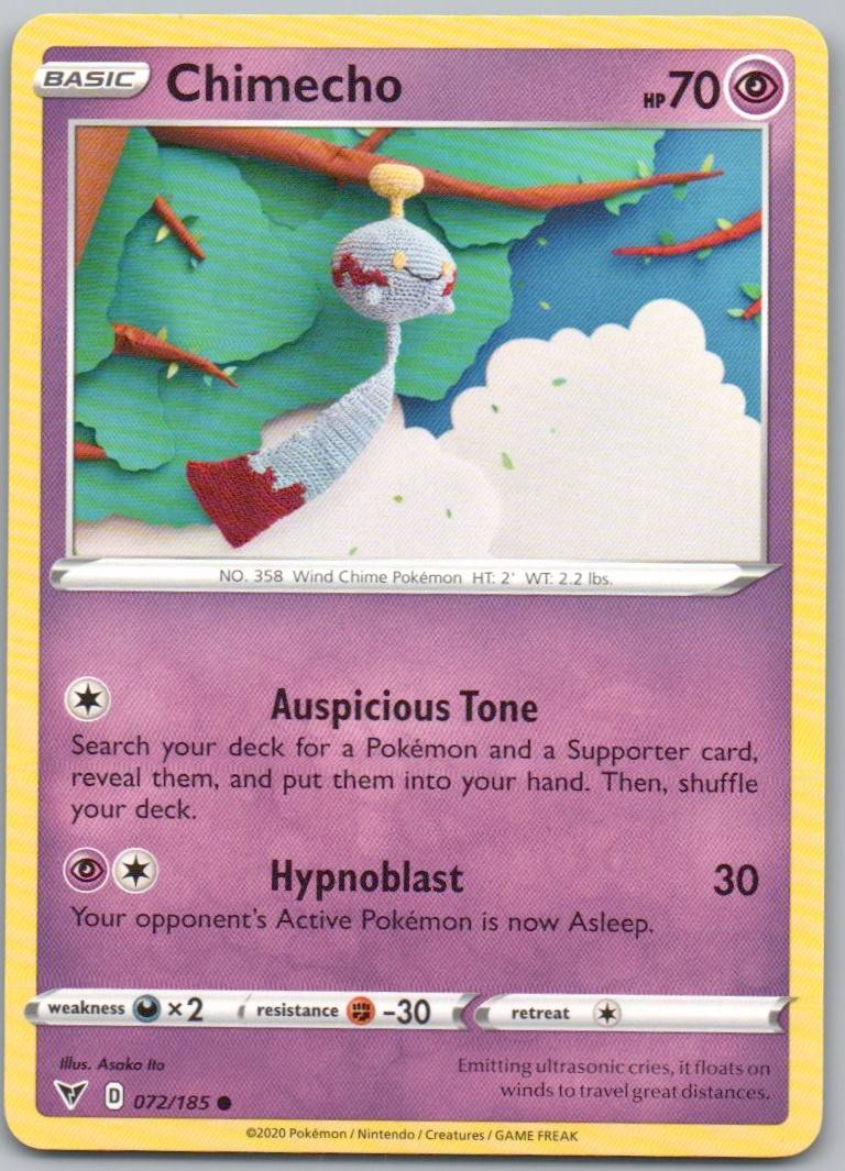 Chimecho 072 Normal Psychic Card - Vivid Voltage