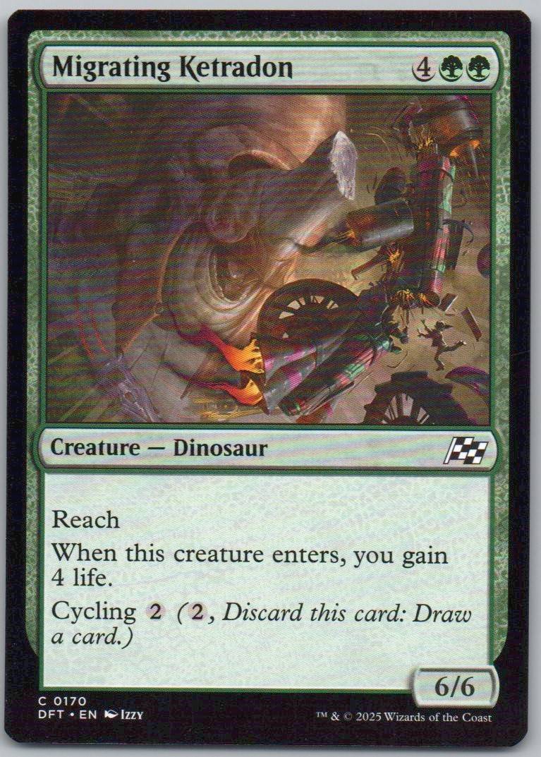 Migrating Ketradon 170 Normal Creature Card - Aetherdrift