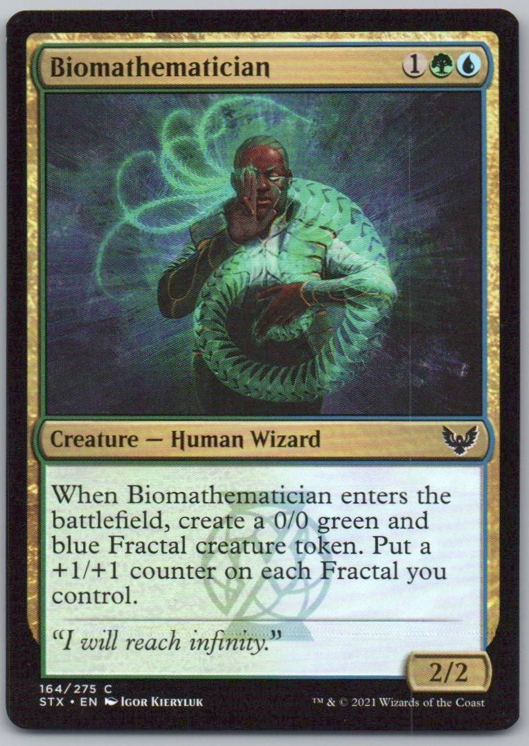 Biomathematician 164 Normal Creature Card - Strixhaven: School of Mages