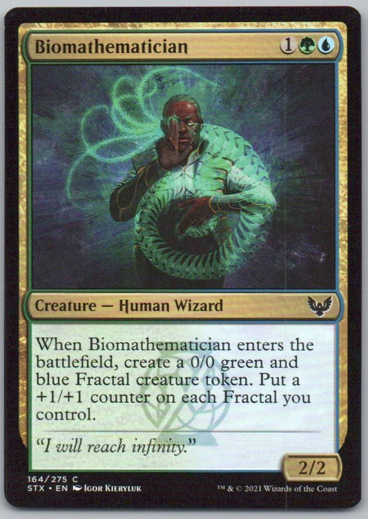 Biomathematician 164 Normal Creature Card - Strixhaven: School of Mages